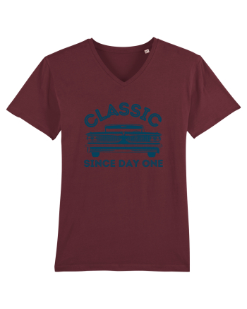Masina Retro Clasica Burgundy