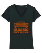 Masina Retro Clasica Tricou mânecă scurtă guler V Damă Evoker