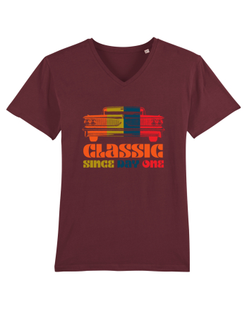 Masina Retro Clasica Burgundy