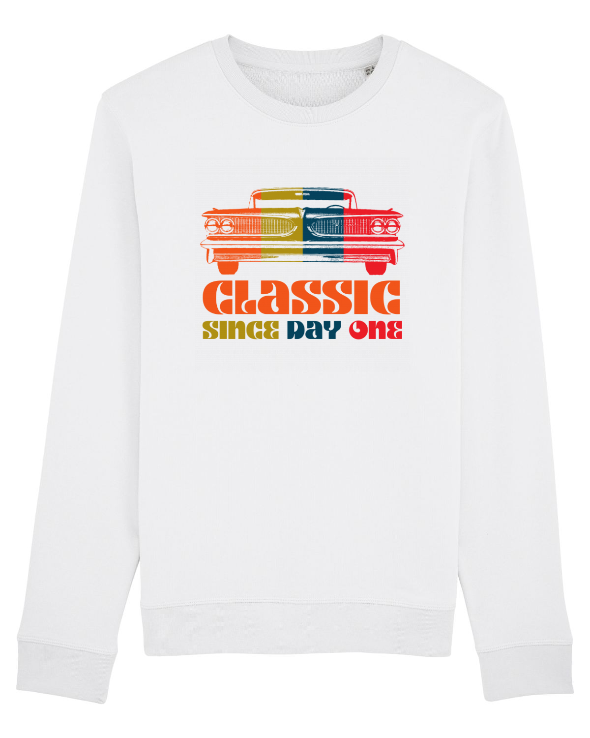 Bluză mânecă lungă Unisex Rise White