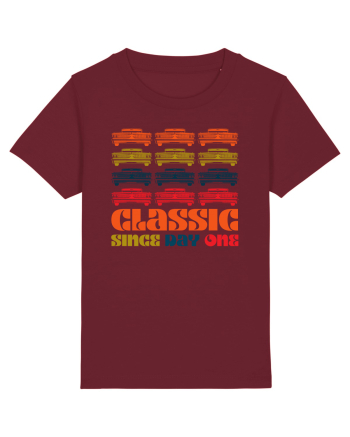 Masina Retro Clasica Burgundy