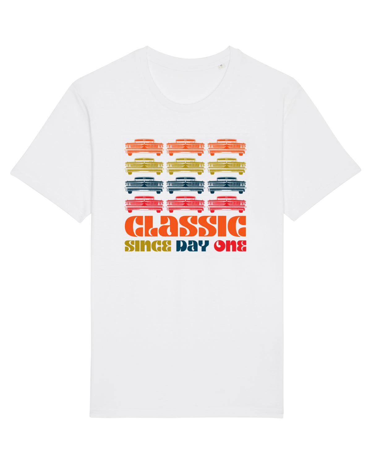 Tricou mânecă scurtă Unisex Rocker White