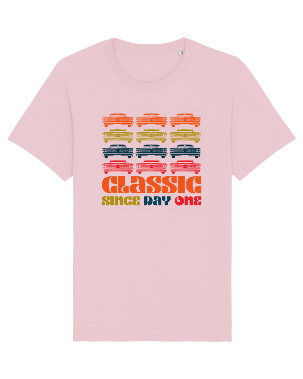 Tricou mânecă scurtă Unisex Rocker Cotton Pink