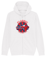 Masina Retro Clasica Hanorac cu fermoar Unisex Connector