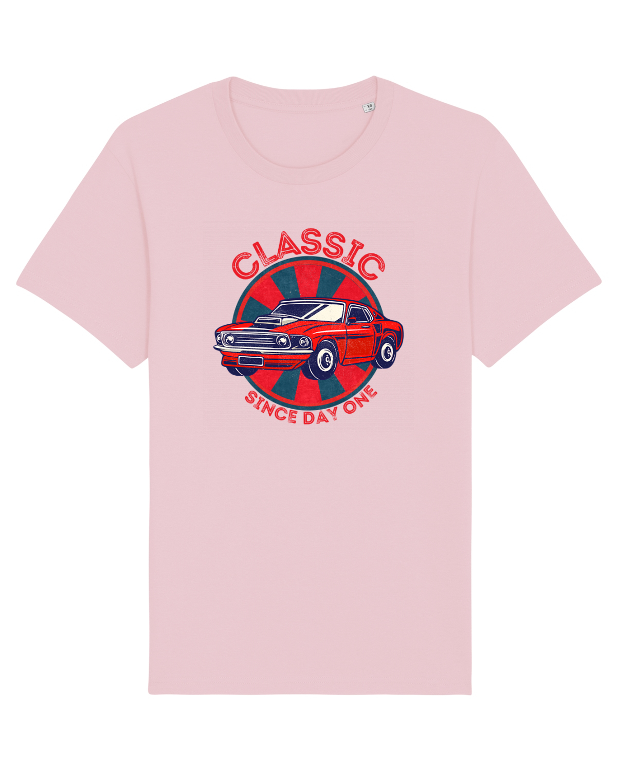 Tricou mânecă scurtă Unisex Rocker Cotton Pink