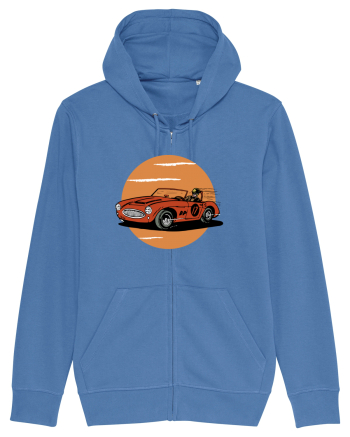 Retro Racing Bright Blue