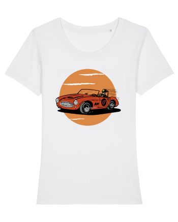 Retro Racing White