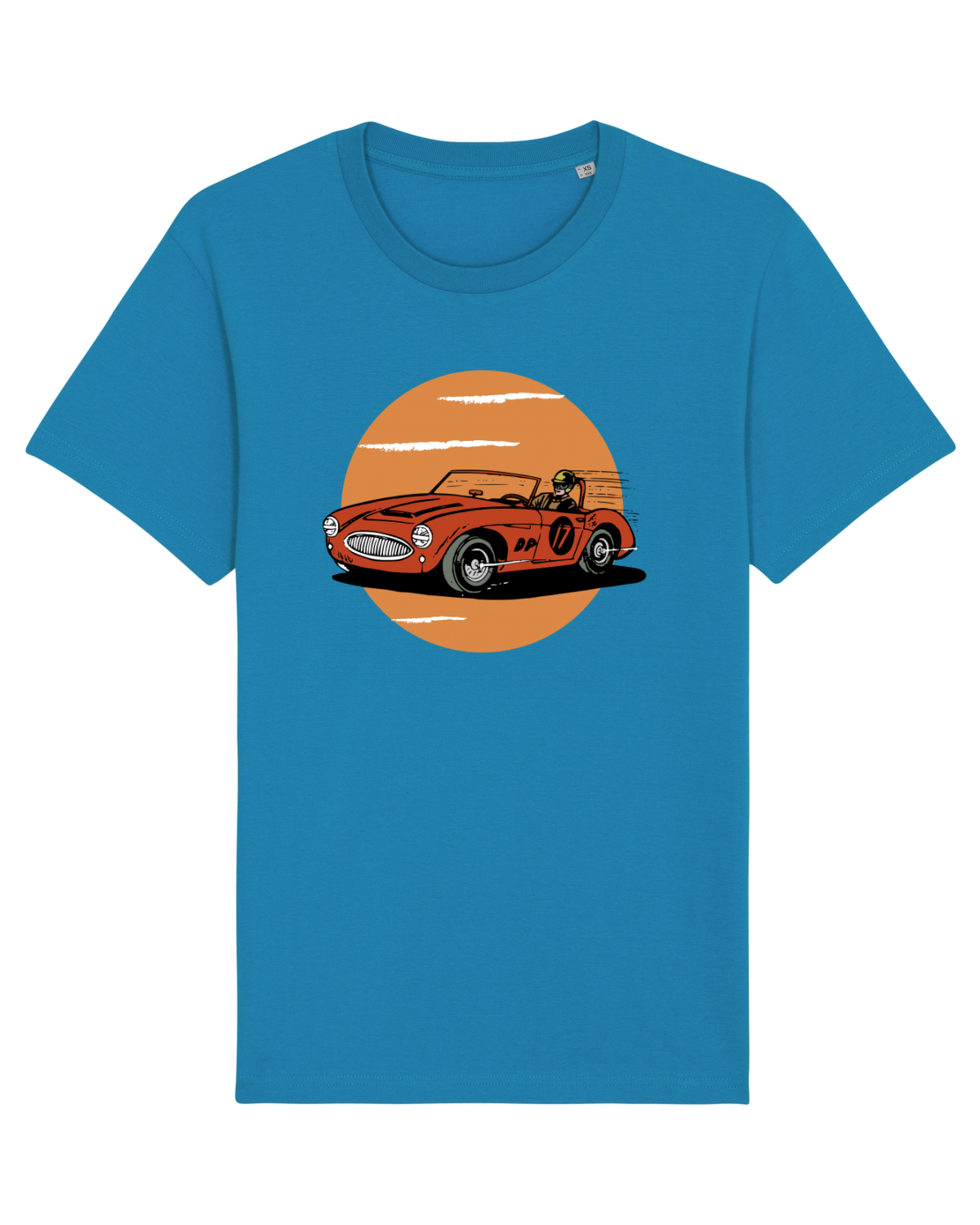 Tricou mânecă scurtă Unisex Rocker Azur