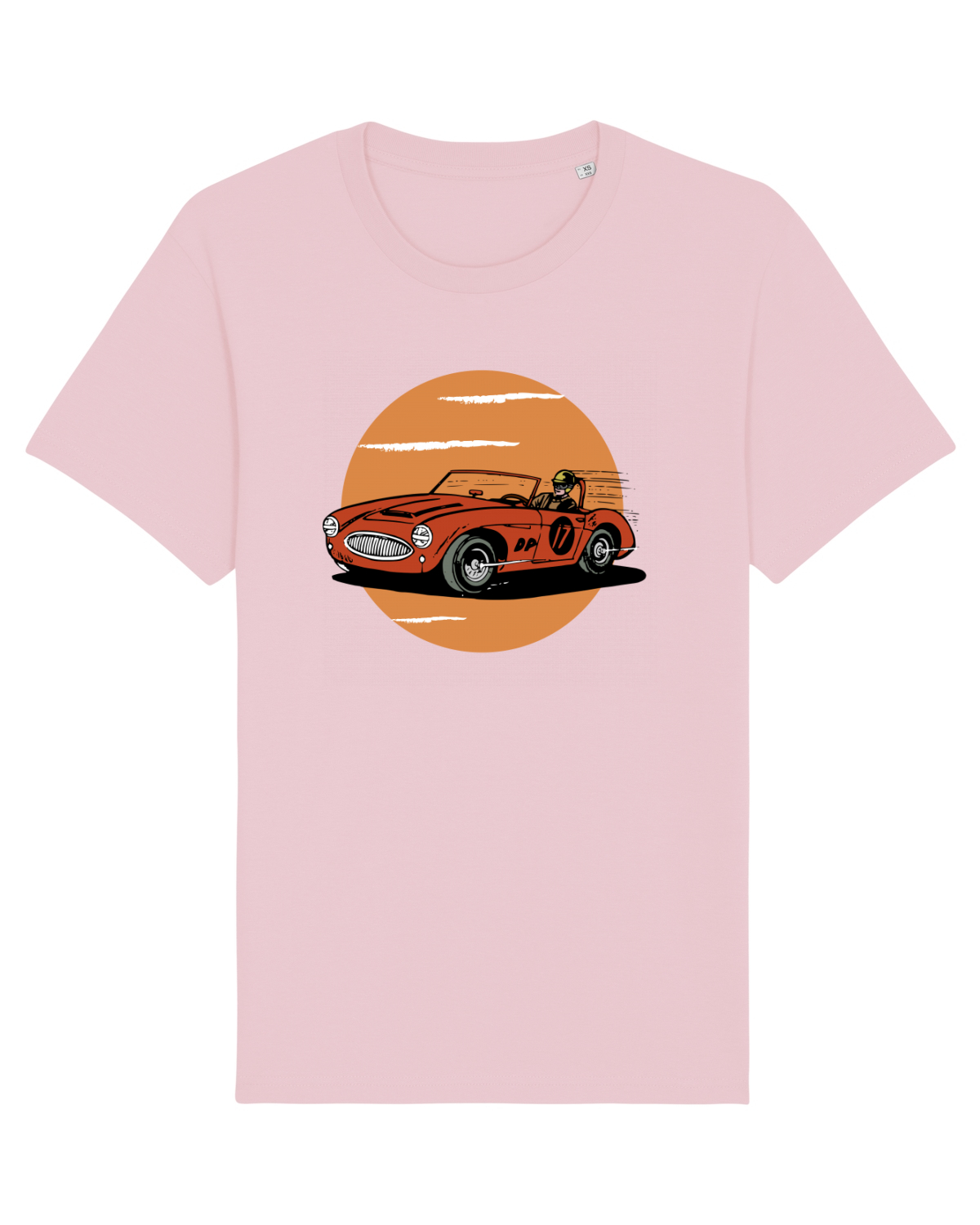 Tricou mânecă scurtă Unisex Rocker Cotton Pink