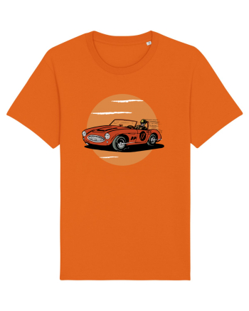 Retro Racing Bright Orange