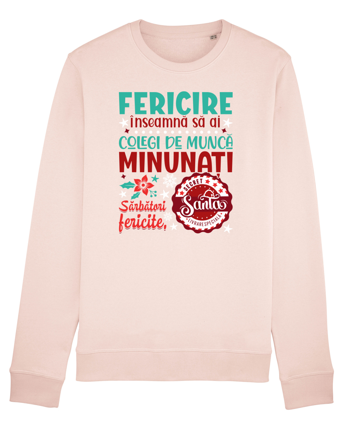 Bluză mânecă lungă Unisex Rise Candy Pink