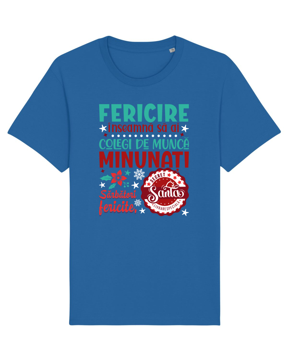 Tricou mânecă scurtă Unisex Rocker Royal Blue