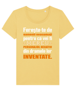 Oamenii neasumati Tricou mânecă scurtă guler larg fitted Damă Expresser