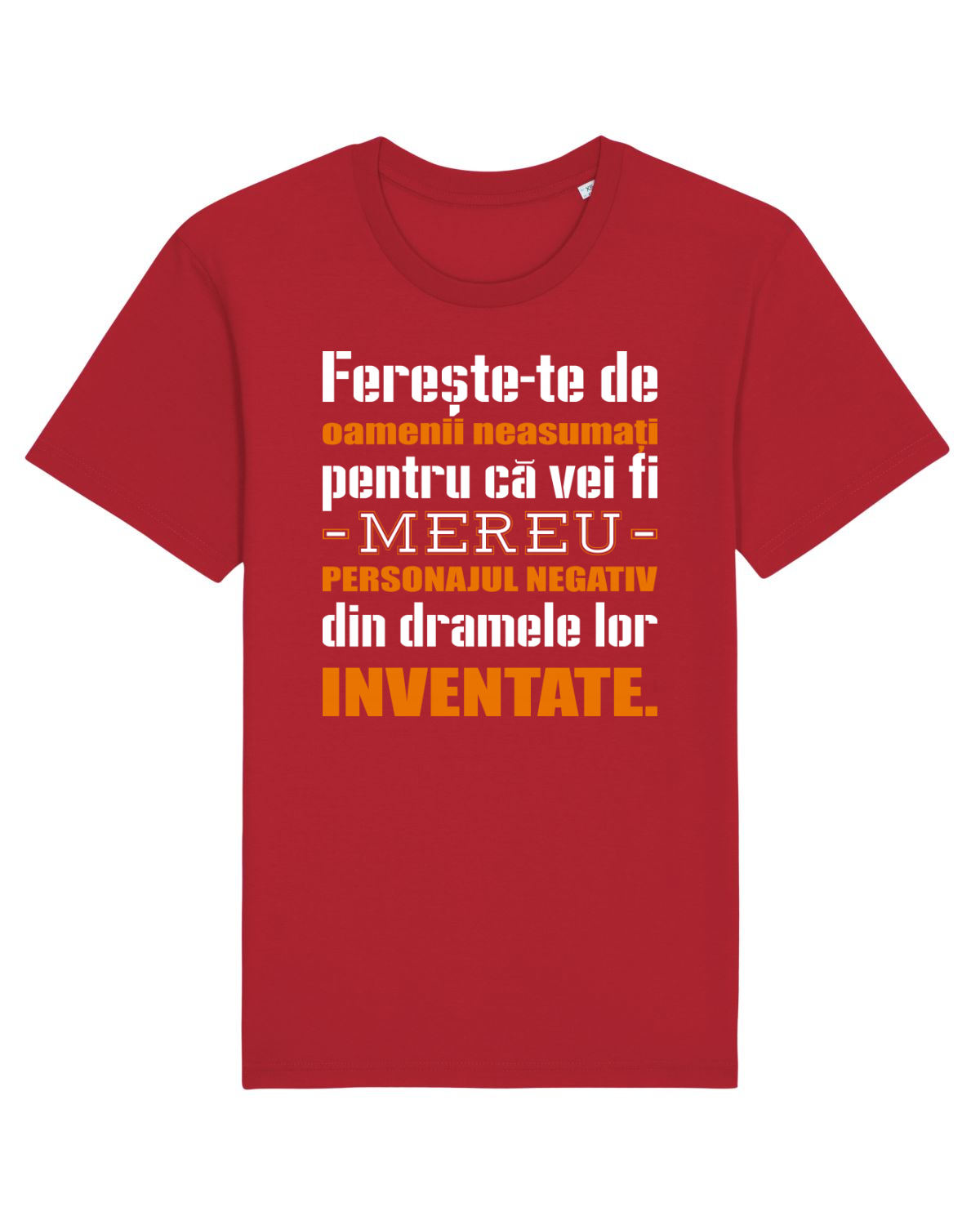 Tricou mânecă scurtă Unisex Rocker Red