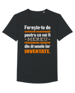 Oamenii neasumati Tricou mânecă scurtă guler larg Bărbat Skater