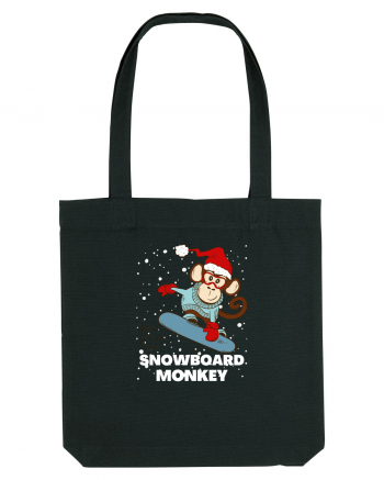 Snowboard Monkey Black