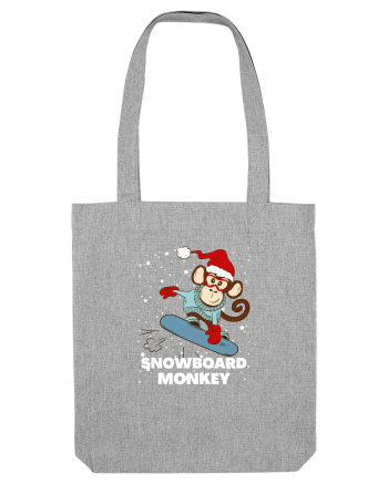 Snowboard Monkey Heather Grey