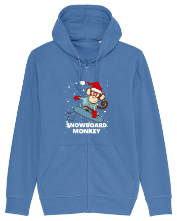 Snowboard Monkey Bright Blue