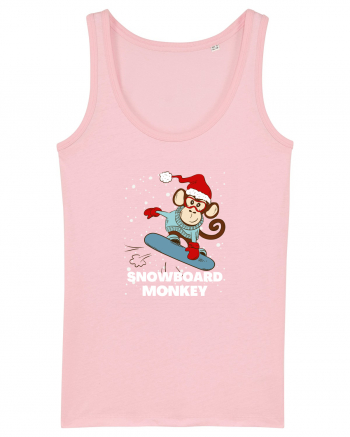 Snowboard Monkey Cotton Pink