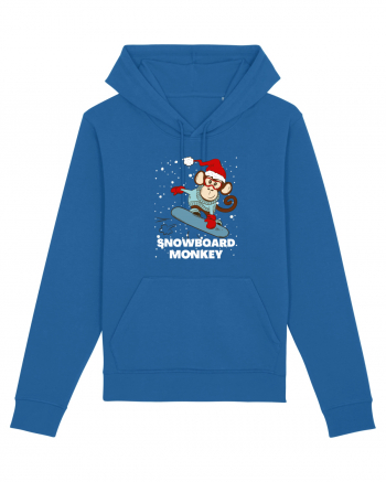 Snowboard Monkey Royal Blue