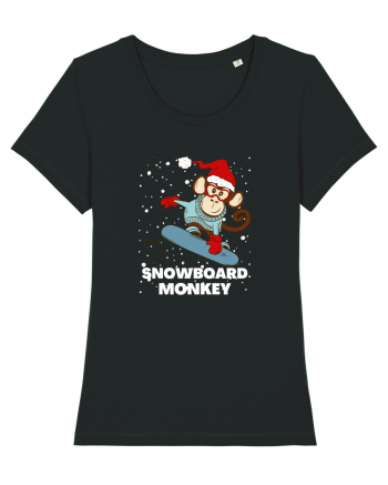 Snowboard Monkey Black