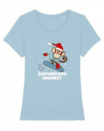 Snowboard Monkey Sky Blue