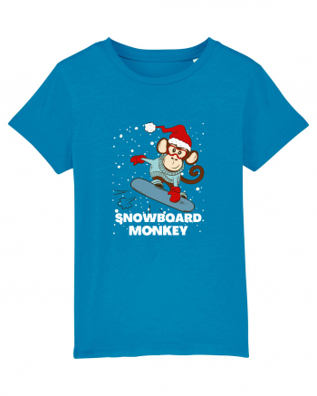 Snowboard Monkey Azur