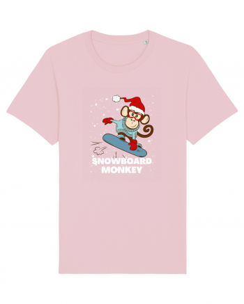 Snowboard Monkey Cotton Pink