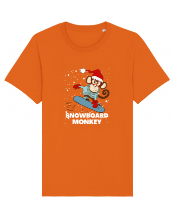 Snowboard Monkey Bright Orange