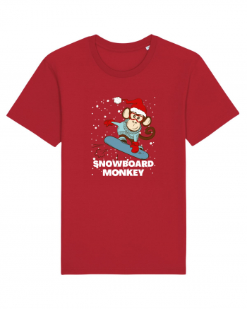 Snowboard Monkey Red