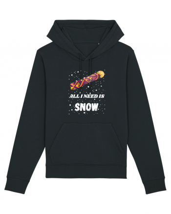 All I Need Is Snow! Snowboard Lover Black