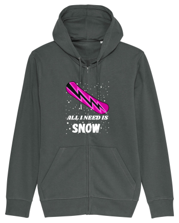 All I Need Is Snow! Snowboard Lover Outfit Anthracite