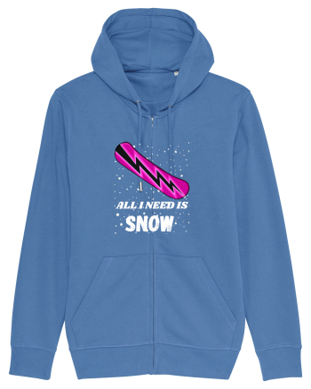 All I Need Is Snow! Snowboard Lover Outfit Bright Blue