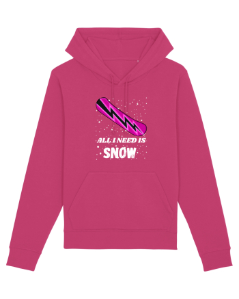 All I Need Is Snow! Snowboard Lover Outfit Raspberry
