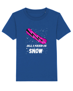 All I Need Is Snow! Snowboard Lover Outfit Tricou mânecă scurtă  Copii Mini Creator