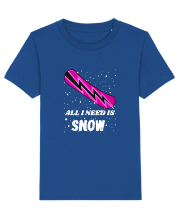 All I Need Is Snow! Snowboard Lover Outfit Majorelle Blue