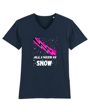 All I Need Is Snow! Snowboard Lover Outfit French Navy