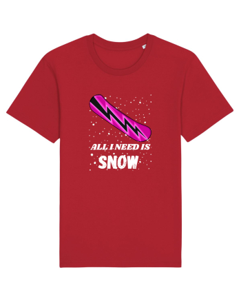 All I Need Is Snow! Snowboard Lover Outfit Red