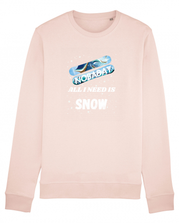 All I Need Is Snow & Snowboard Candy Pink