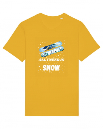 All I Need Is Snow & Snowboard Spectra Yellow