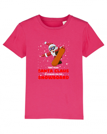 This Year Santa Claus Is Coming On The Snowboard Raspberry