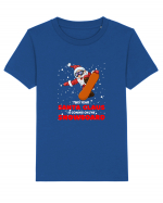 This Year Santa Claus Is Coming On The Snowboard Tricou mânecă scurtă  Copii Mini Creator