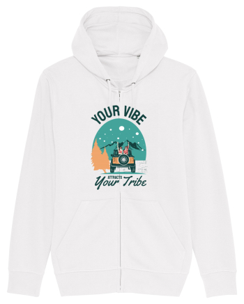 Your vibe attracts your tribe - culori deschise White