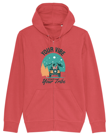 Your vibe attracts your tribe - culori deschise Carmine Red