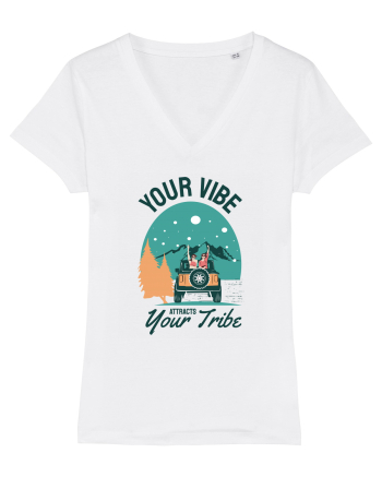 Your vibe attracts your tribe - culori deschise White