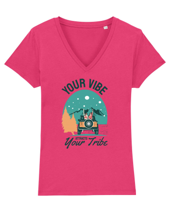 Your vibe attracts your tribe - culori deschise Raspberry