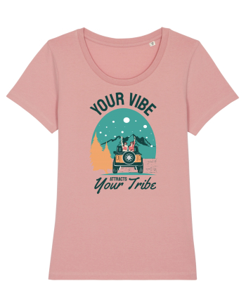 Your vibe attracts your tribe - culori deschise Canyon Pink