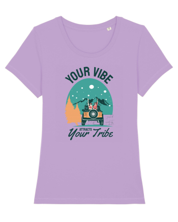 Your vibe attracts your tribe - culori deschise Lavender Dawn