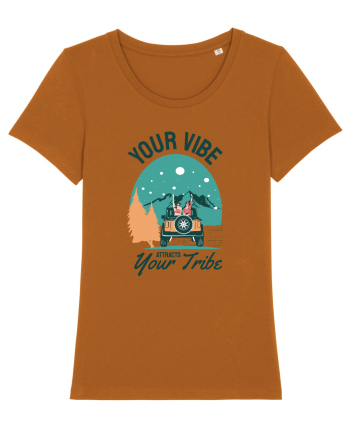Your vibe attracts your tribe - culori deschise Roasted Orange