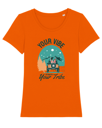 Your vibe attracts your tribe - culori deschise Bright Orange
